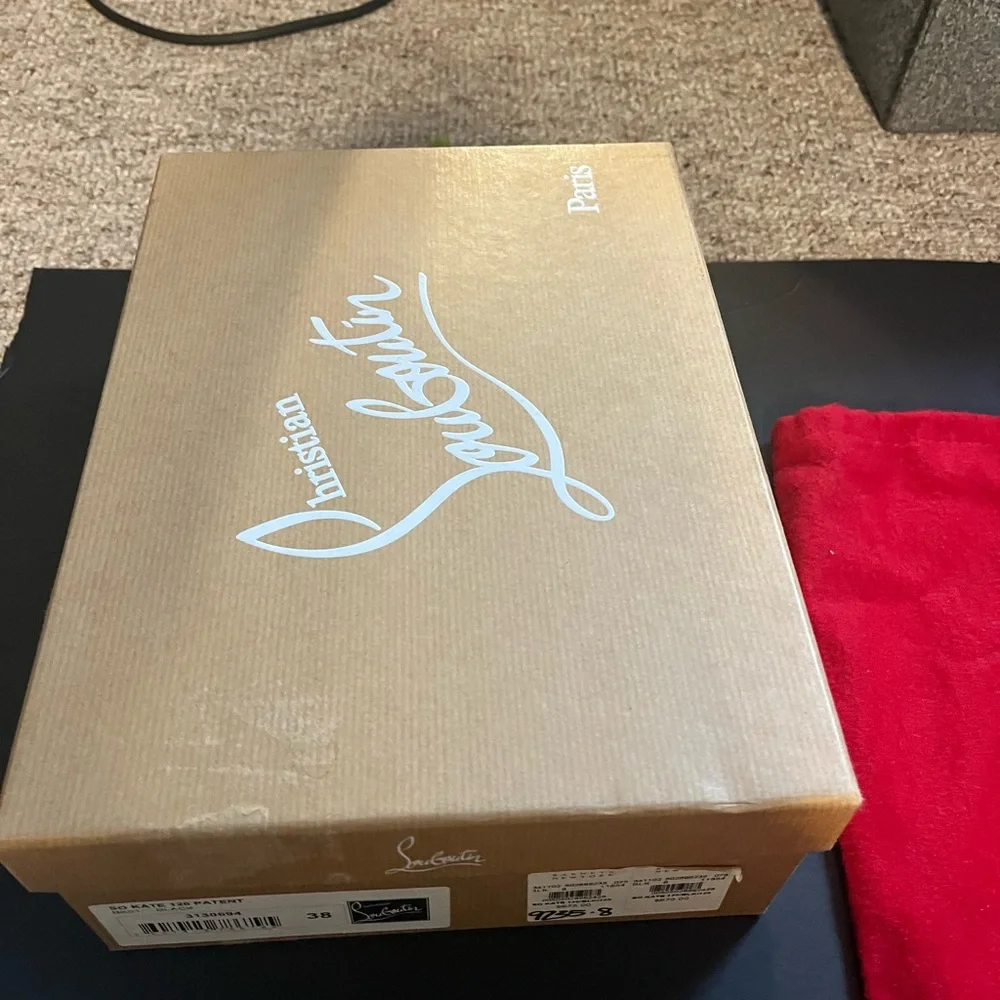 Black red bottoms in original box with box bag included. Like new. - Picture 3 of 9